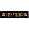 GUNS N' ROSES: Logo Superstrip (22 cm x 5 cm) (felvarró)