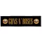 GUNS N' ROSES: Logo Superstrip (22 cm x 5 cm) (felvarró)