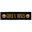 GUNS N' ROSES: Logo Superstrip (22 cm x 5 cm) (felvarró)