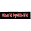 IRON MAIDEN: Logo Superstrip (22 cm x 5 cm) (felvarró)