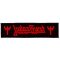 JUDAS PRIEST: Logo Superstrip (22 cm x 5 cm) (felvarró)