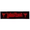 JUDAS PRIEST: Logo Superstrip (22 cm x 5 cm) (felvarró)