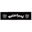 MOTORHEAD: Logo Superstrip (22 cm x 5 cm) (felvarró)