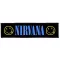 NIRVANA: Logo Superstrip (22 cm x 5 cm) (felvarró)