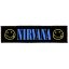 NIRVANA: Logo Superstrip (22 cm x 5 cm) (felvarró)