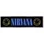 NIRVANA: Logo Superstrip (22 cm x 5 cm) (felvarró)