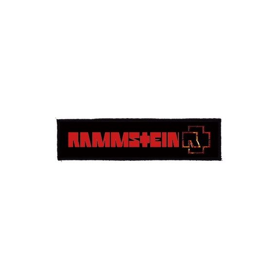 RAMMSTEIN: Logo Superstrip (22 cm x 5 cm) (felvarró) RAMMSTEIN: Logo Superstrip (22 cm x 5 cm) (felvarró)