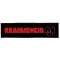 RAMMSTEIN: Logo Superstrip (22 cm x 5 cm) (felvarró)