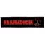 RAMMSTEIN: Logo Superstrip (22 cm x 5 cm) (felvarró)