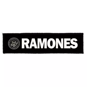 RAMONES: Logo Superstrip (22 cm x 5 cm) (felvarró)