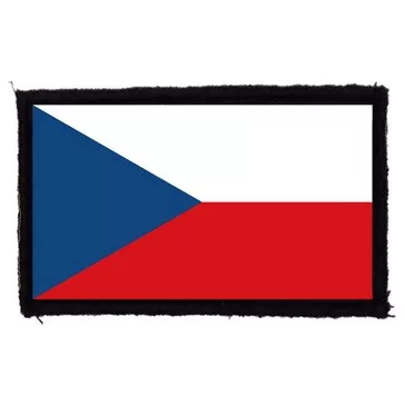 CSEH ZÁSZLÓ (9,5 cm x 6 cm) (felvarró)