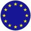 EU zászló (jelvény, 2,5 cm)