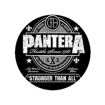 PANTERA: Stronger Than All (jelvény, 2,5 cm)