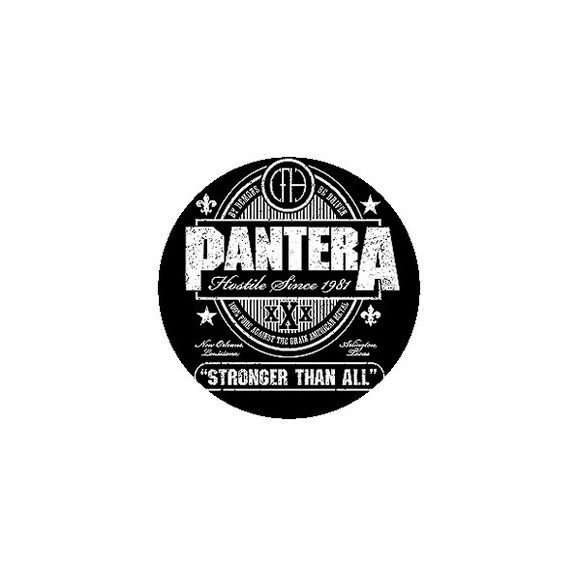 PANTERA: Stronger Than All (jelvény, 2,5 cm) PANTERA: Stronger Than All (jelvény, 2,5 cm)