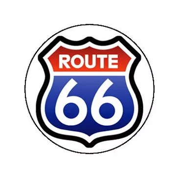 ROUTE 66 (jelvény, 2,5 cm)