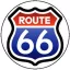 ROUTE 66 (jelvény, 2,5 cm)