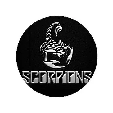 SCORPIONS: Logo (jelvény, 2,5 cm)