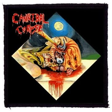 CANNIBAL CORPSE: Hammer (9,5 cm x 9,5 cm) (felvarró)