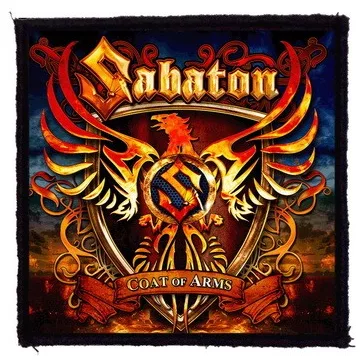 SABATON: Coat Of Arms (9,5 cm x 9,5 cm) (felvarró)