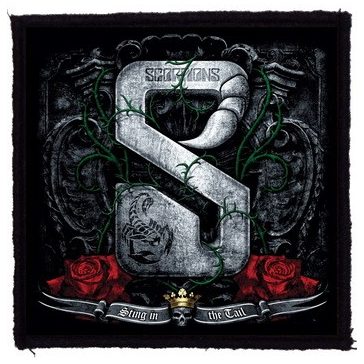 SCORPIONS: Sting In The Tail (9,5 cm x 9,5 cm) (felvarró)