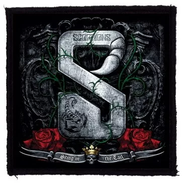 SCORPIONS: Sting In The Tail (9,5 cm x 9,5 cm) (felvarró)