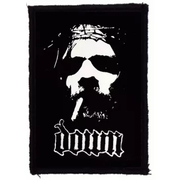 DOWN: Face (6 cm x 9,5 cm) (felvarró)