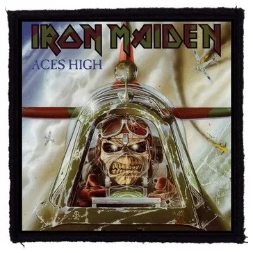 IRON MAIDEN: Aces High (9,5 cm x 9,5 cm) (felvarró)