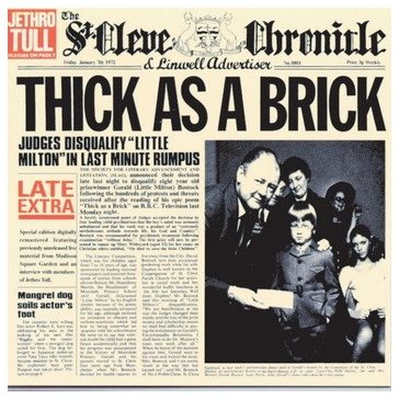 JETHRO TULL: Thick As A Brick (LP, 180gr, 24 page booklet)