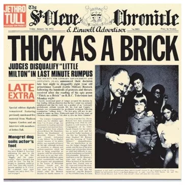 JETHRO TULL: Thick As A Brick (LP, 180gr, 24 page booklet)