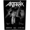 ANTHRAX: Among The Living (hátfelvarró / backpatch)
