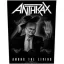 ANTHRAX: Among The Living (hátfelvarró / backpatch)
