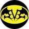 BLACK VEIL BRIDES: Bat (jelvény, 2,5 cm)