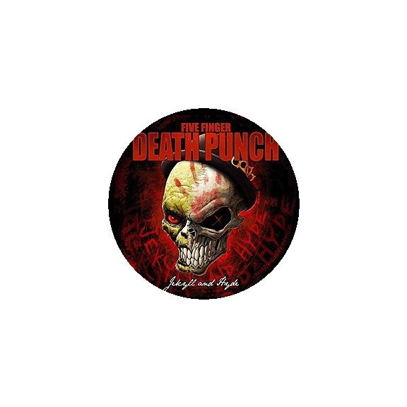 FIVE FINGER DEATH PUNCH: Jekyll (jelvény, 2,5 cm) FIVE FINGER DEATH PUNCH: Jekyll (jelvény, 2,5 cm)