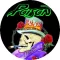 POISON: Smokin' Skull (jelvény, 2,5 cm)