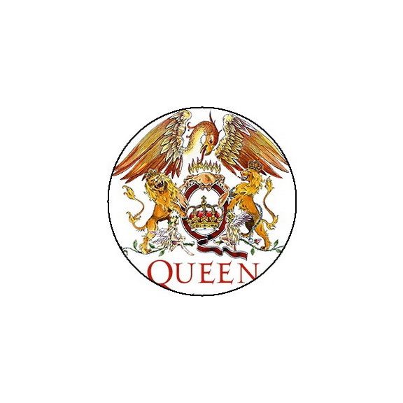 QUEEN: Címer (jelvény, 2,5 cm) QUEEN: Címer (jelvény, 2,5 cm)