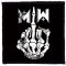 MOTIONLESS IN WHITE: Fingers (9,5 cm x 9,5 cm) (felvarró)