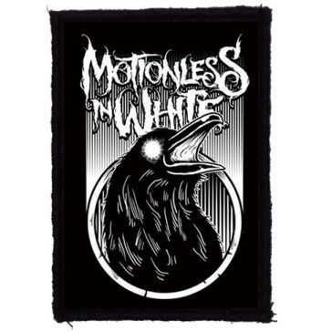 MOTIONLESS IN WHITE: Raven (7,5 cm x 9,5 cm) (felvarró)