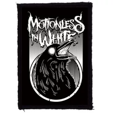 MOTIONLESS IN WHITE: Raven (7,5 cm x 9,5 cm) (felvarró)