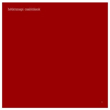 HÉTKÖZNAPI CSALÓDÁSOK: Pont (2015) (CD)