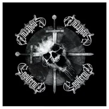 ENSIFERUM: Skull (fejkendő, 55 x 55 cm) 