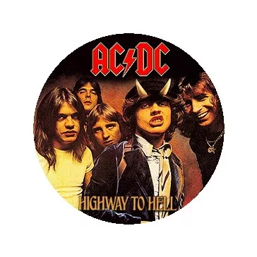 AC/DC: Highway To Hell (jelvény, 2,5 cm)