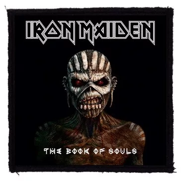 IRON MAIDEN: Book Of Souls (9,5 cm x 9,5 cm) (felvarró)