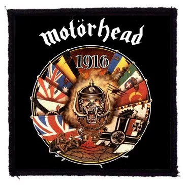 MOTORHEAD: 1916 (9,5 cm x 9,5 cm) (felvarró)