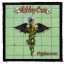 MÖTLEY CRÜE: Dr. Feelgood (9,5 cm x 9,5 cm) (felvarró)