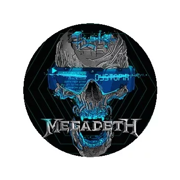 MEGADETH: Dystopia (jelvény, 2,5 cm)