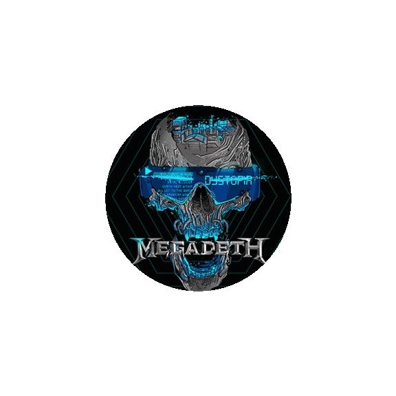 MEGADETH: Dystopia (jelvény, 2,5 cm) MEGADETH: Dystopia (jelvény, 2,5 cm)