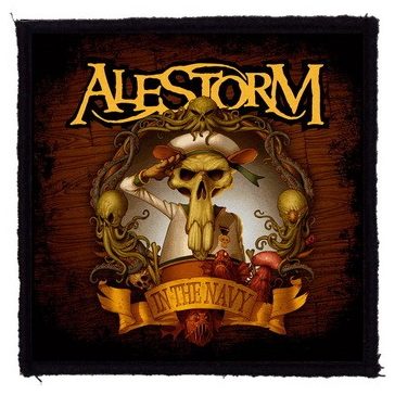 ALESTORM: In The Navy (9,5 cm x 9,5 cm) (felvarró)