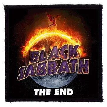 BLACK SABBATH: The End (9,5 cm x 9,5 cm) (felvarró)