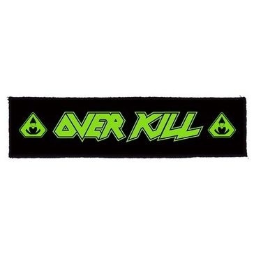 OVERKILL: Logo Superstrip (22 cm x 5 cm) (felvarró)