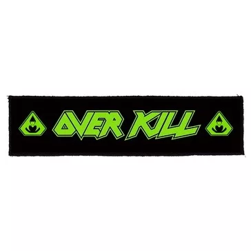 OVERKILL: Logo Superstrip (22 cm x 5 cm) (felvarró)